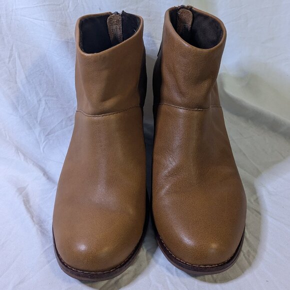 Toms Women's Size 8 Ankle Boots Faux Leather Carpe Diem with Tasseled Zipper - Picture 2 of 12